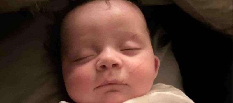 El bebé fue succionado por vientos de más de 200 kilómetros por hora.