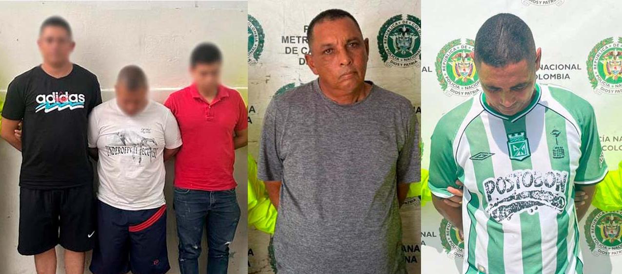 Capturados por narcotráfico. 