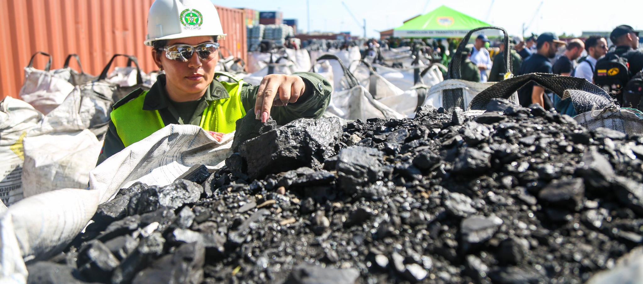 Cargamento de coque mezclado con cocaína