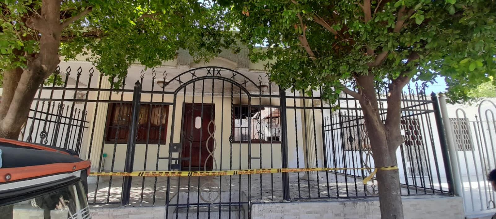 Casa donde ocurrió la tragedia.