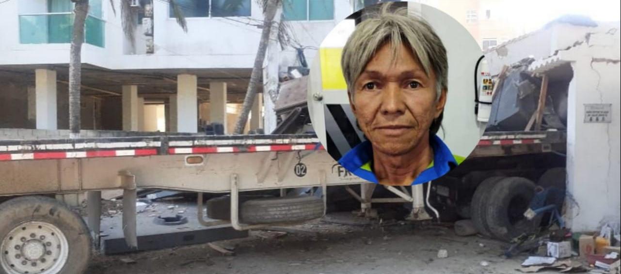 Evaristo José López Mendoza murió tras quedar aprisionado en la tractomula. 