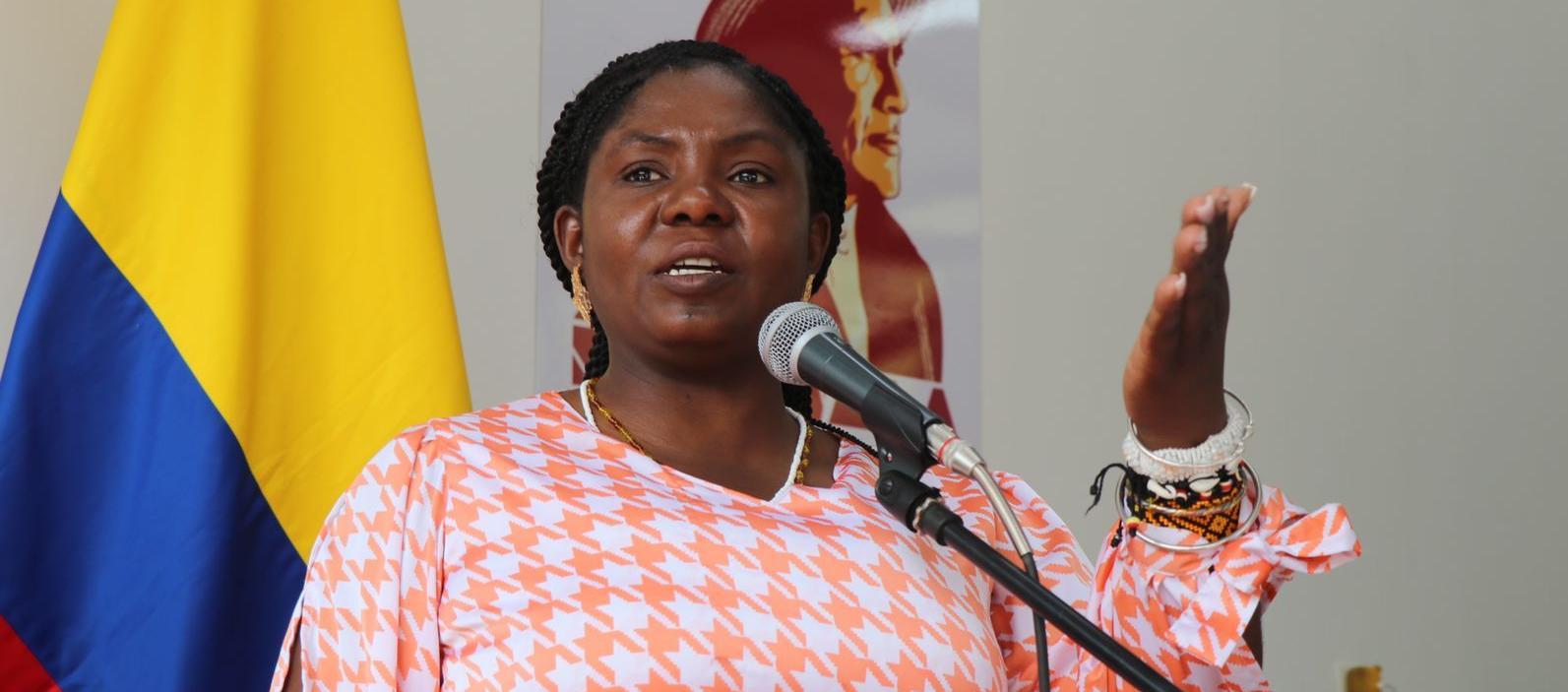 Francia Márquez, Vicepresidenta de Colombia. 
