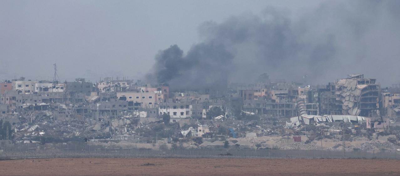 Bombardeos en la Franja de Gaza.