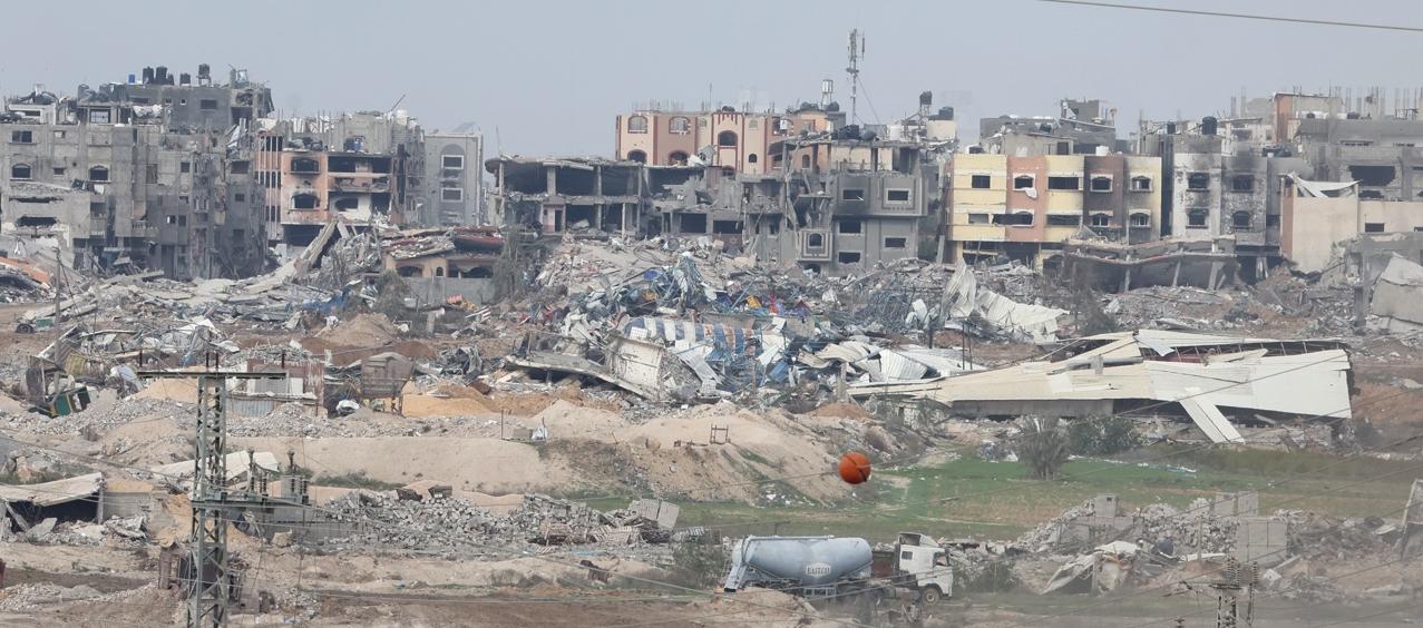 Imagen de la destrucción en Gaza.
