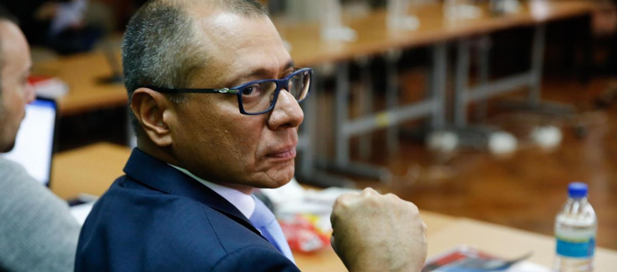 Jorge Glas, exvicepresidente en el Gobierno de Rafael Correa.