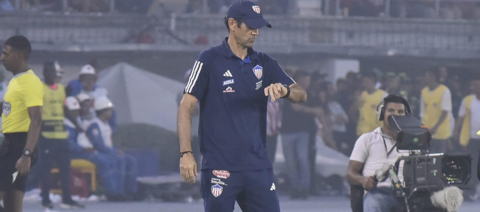 Arturo Reyes, técnico del Junior, dijo que su equipo sabe jugar finales. 