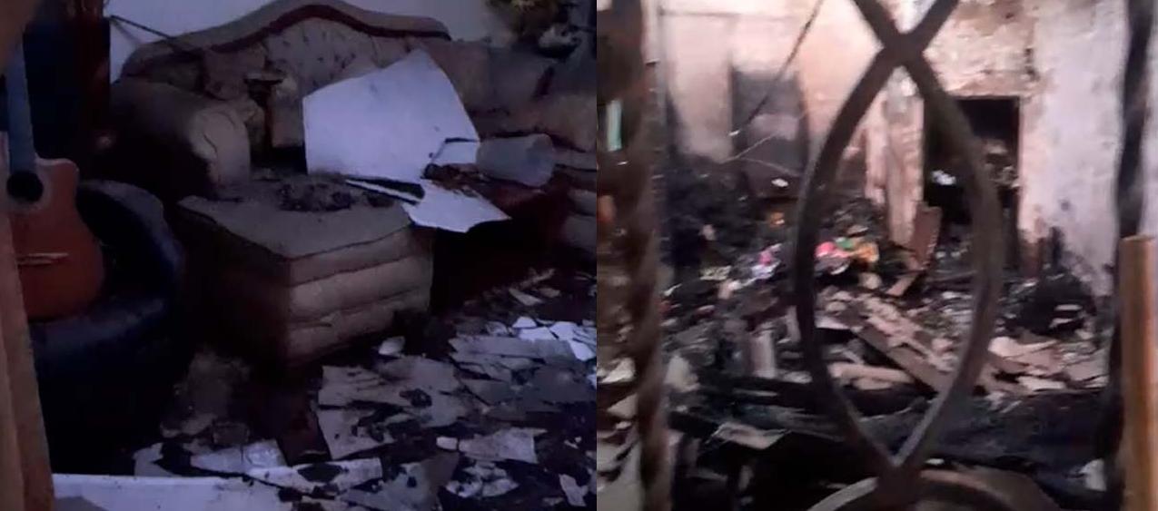 Incendio en Soledad. 