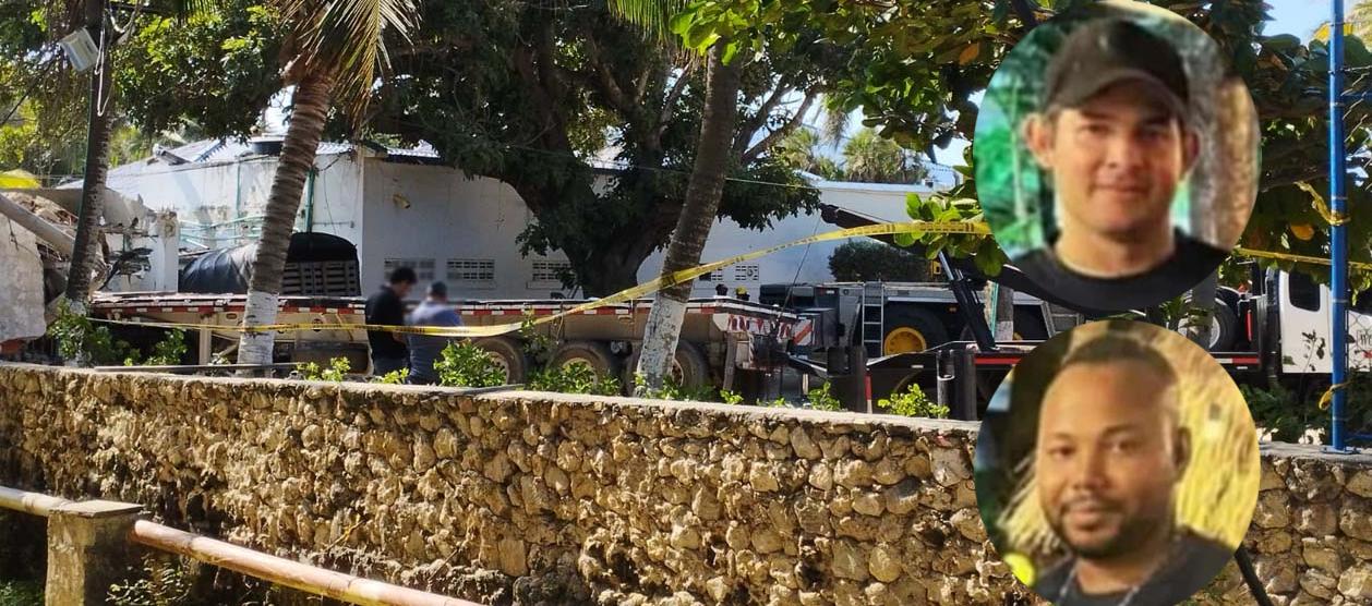 Lugar de los hechos y José Tomás Villegas Sequera y Luis David Castro Sarmiento, dos de las victimas