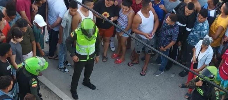 Lugar del ataque sicarial en La Pradera