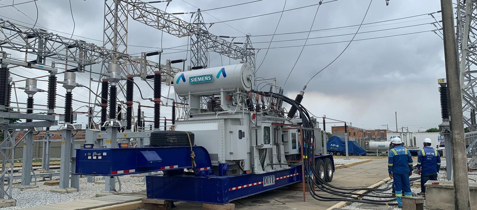 Mantenimiento de Air-e. 