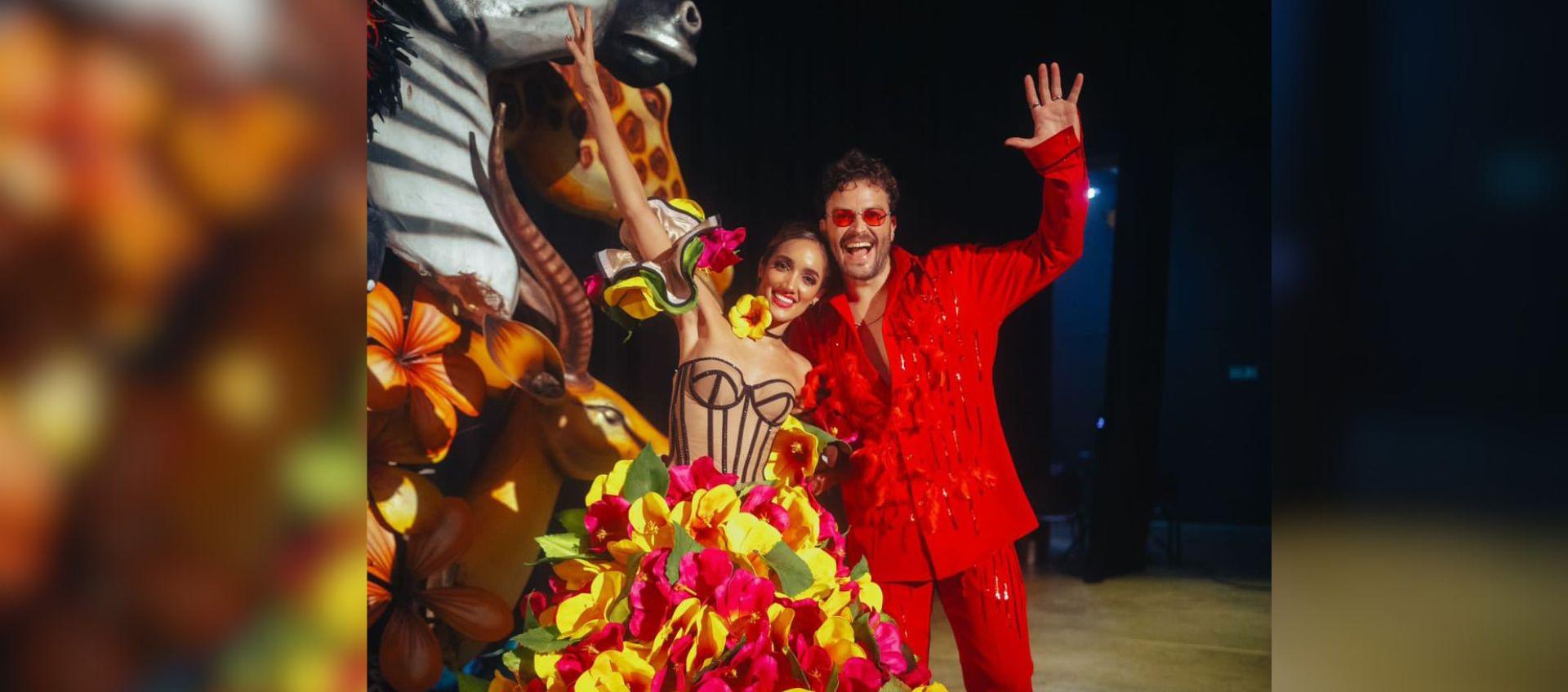 La Reina Melissa Cure junto a Gusi.