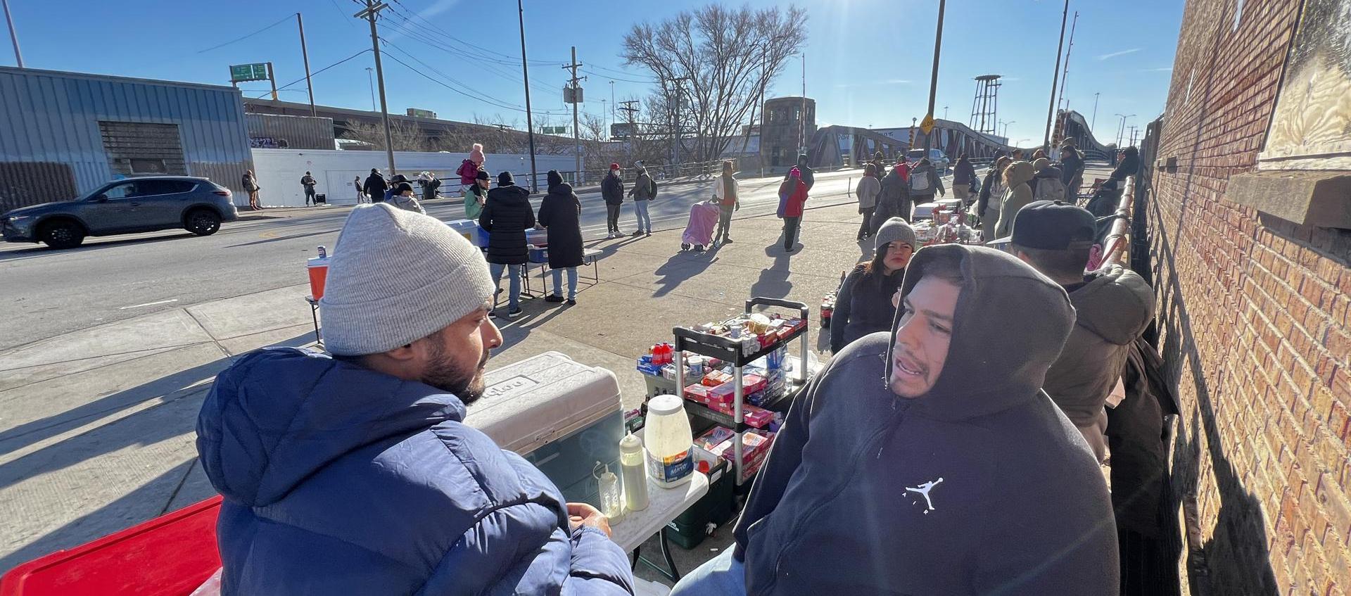 Migrantes en Chicago. 