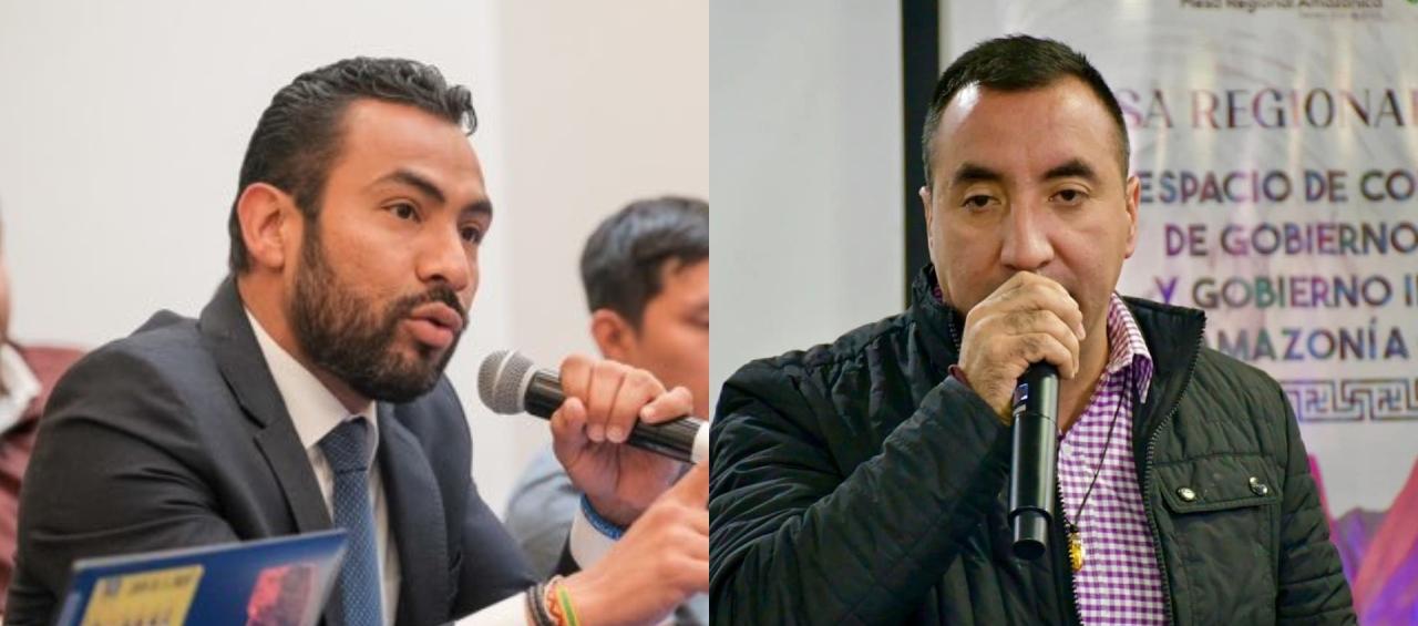 Franklin Castañeda y Germán Carlosama.