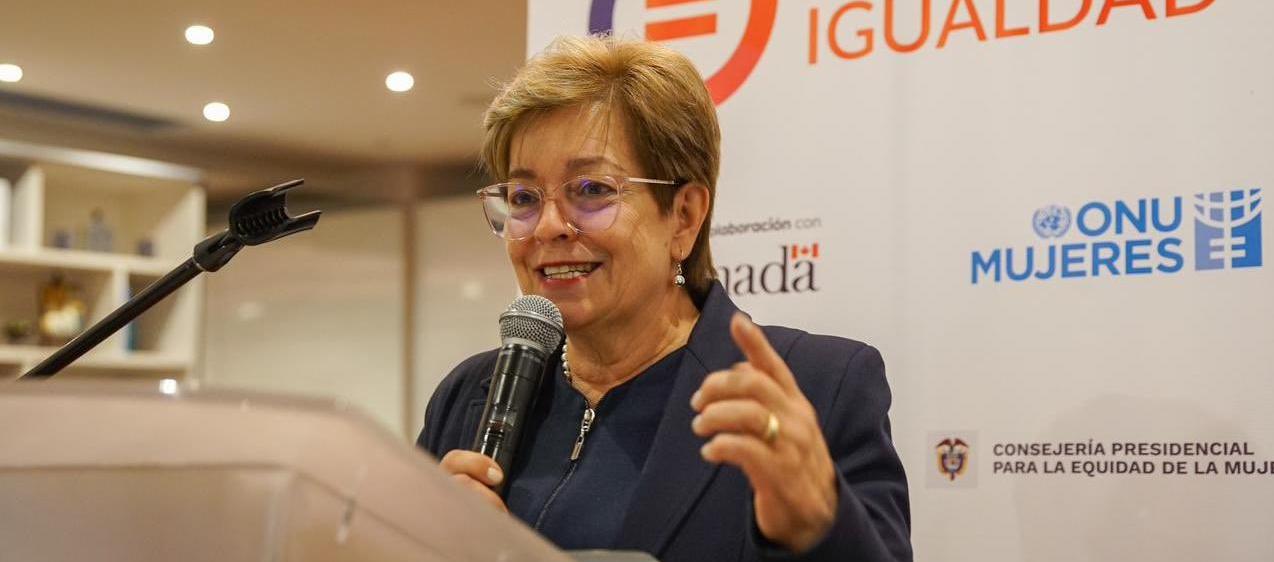 La Ministra de Trabajo, Gloria Inés Ramírez.
