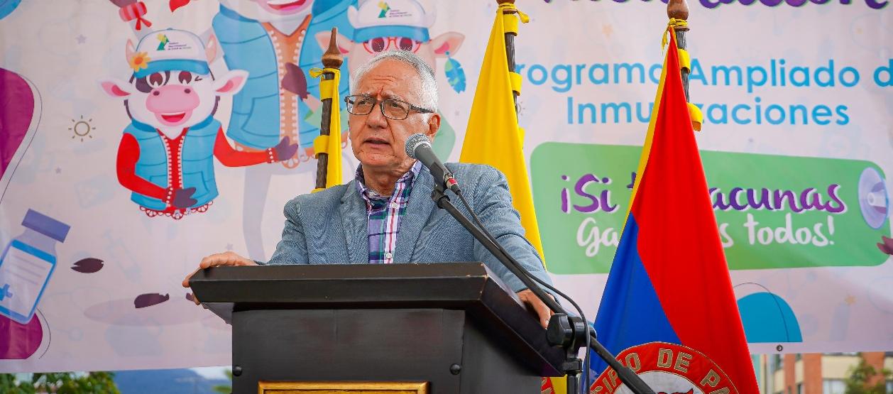 El Ministro de Salud, Guillermo Jaramillo.