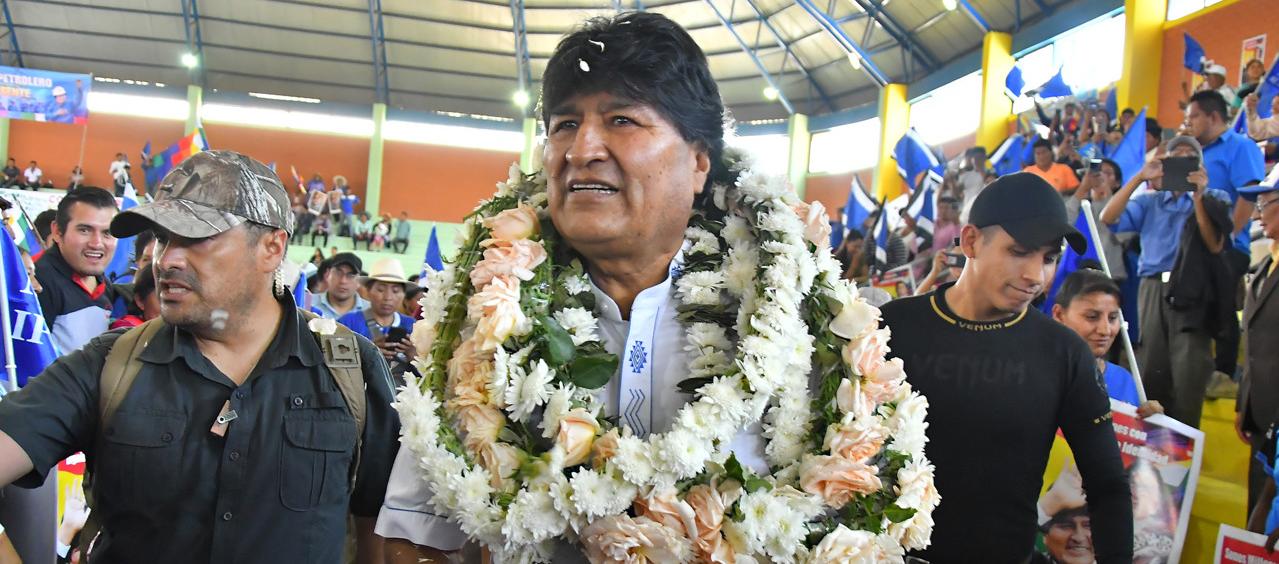 El expresidente de Bolivia, Evo Morales.