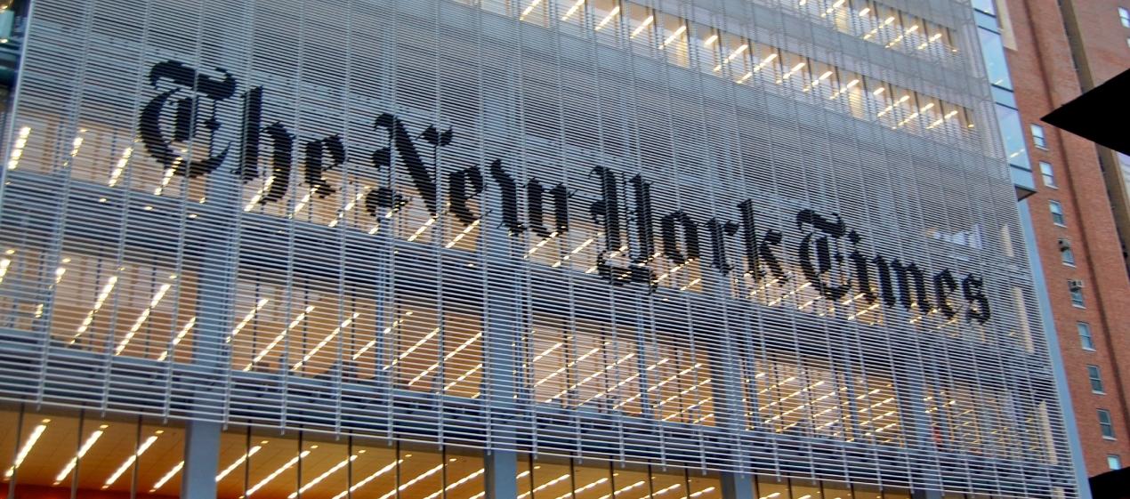 Sede del The New York Times, en Nueva York. 