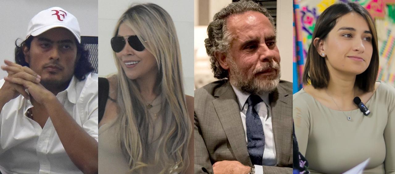 Nicolás Petro, Daysuris Vásquez, Armando Benedetti y Laura Sarabia.