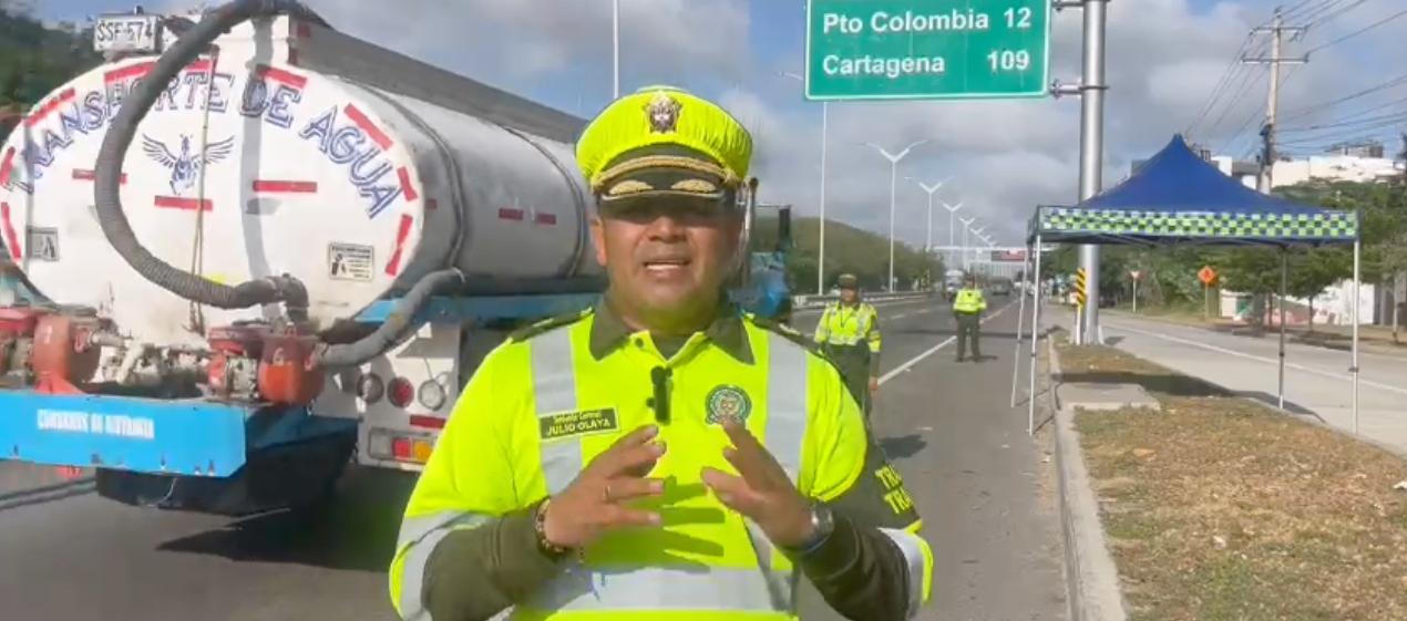 Teniente Coronel Julio Olaya. 