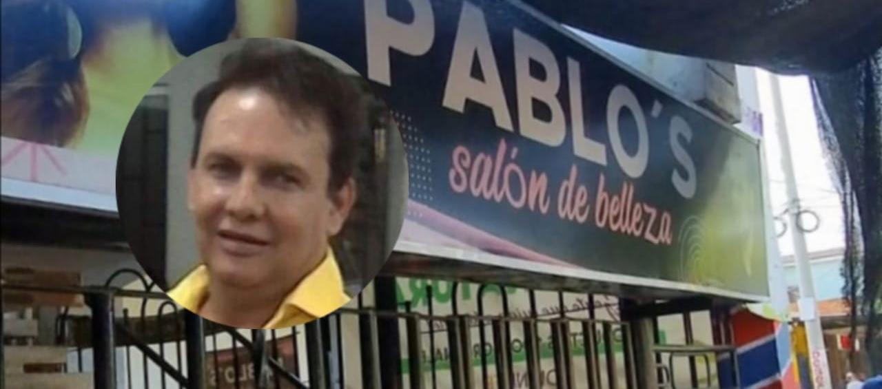 Pablo Heli Luna Navarro fue asesinado al interior de su peluquería. 