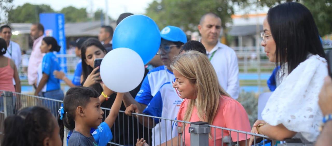 La Gobernadora Elsa Noguera.