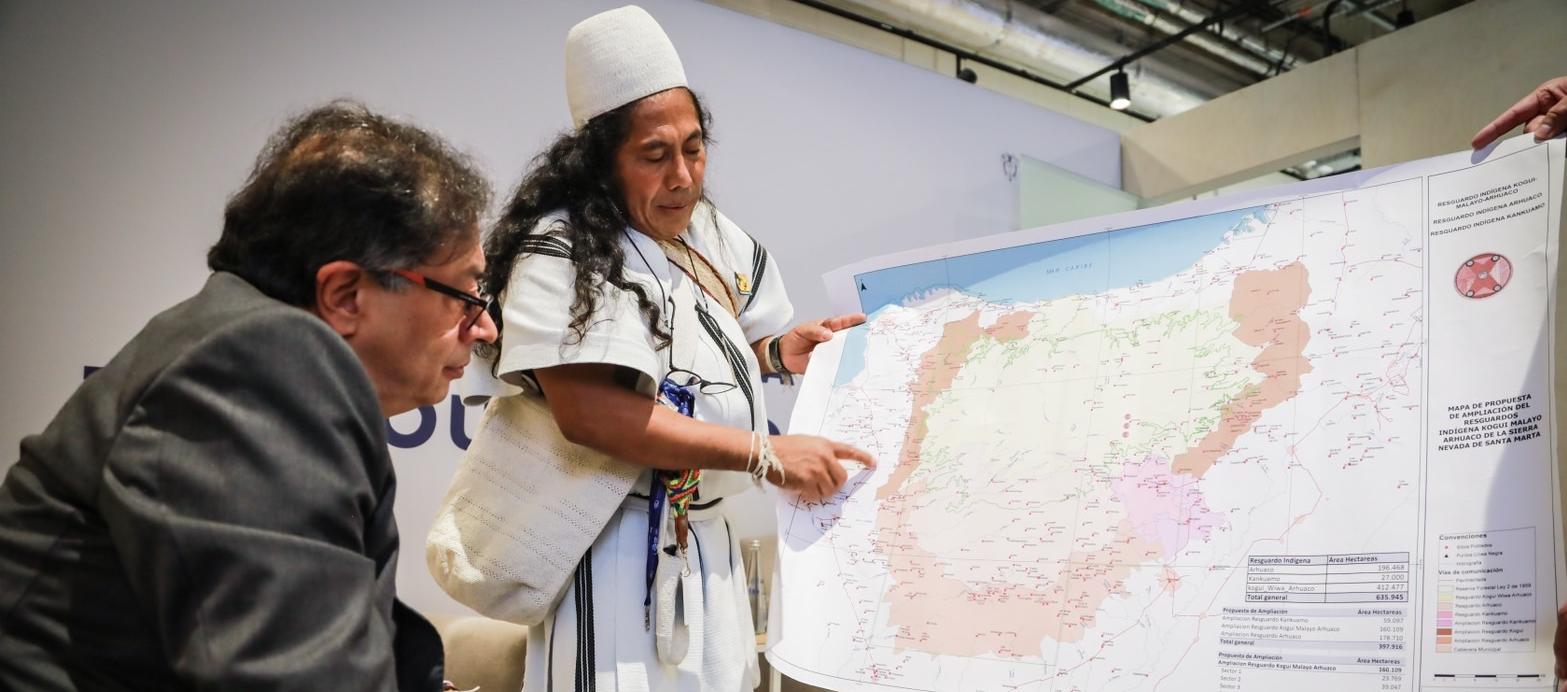 Gustavo Petro y Danilo Villafañe. 