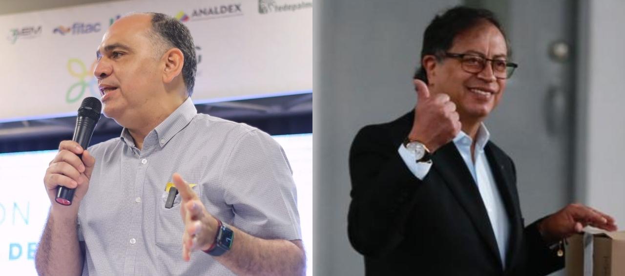 Carlos Pinedo y Gustavo Petro.