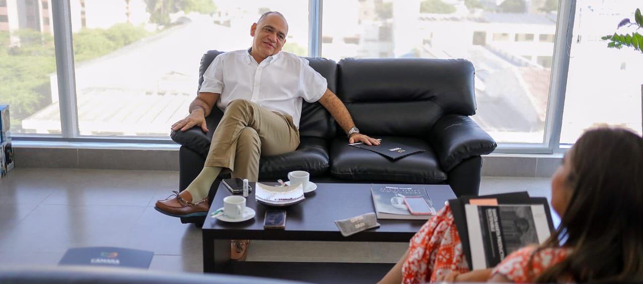 El Alcalde electo Carlos Pinedo.