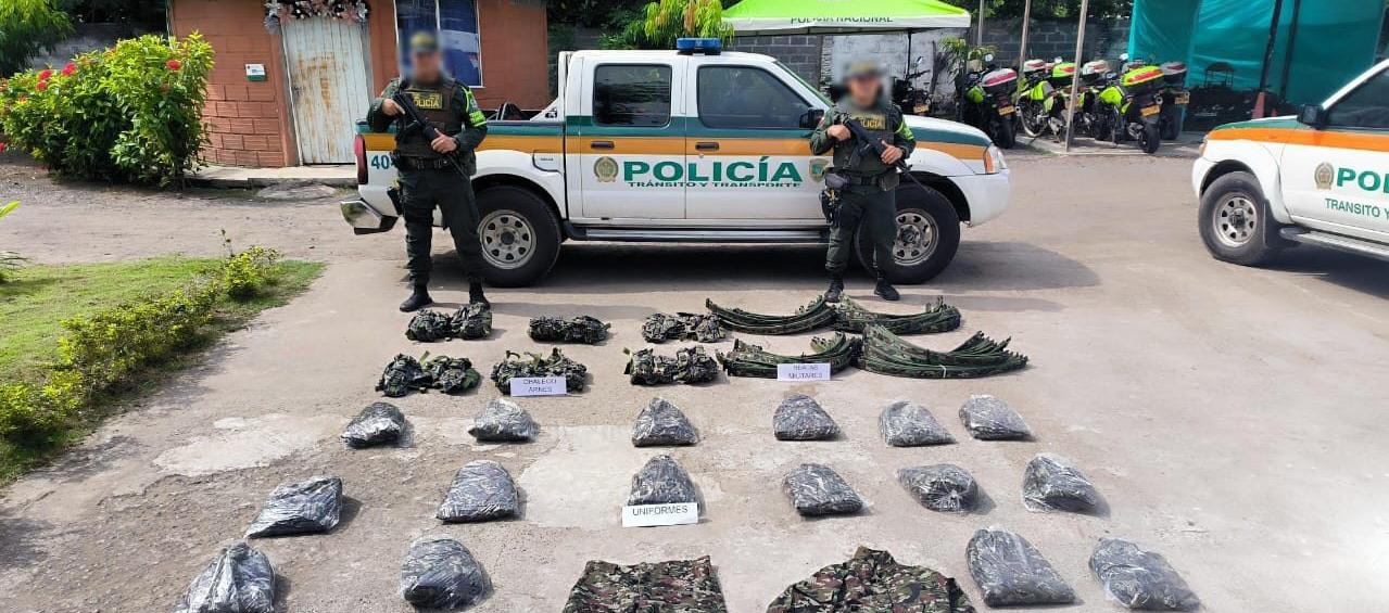 Prendas Militares Incautadas 