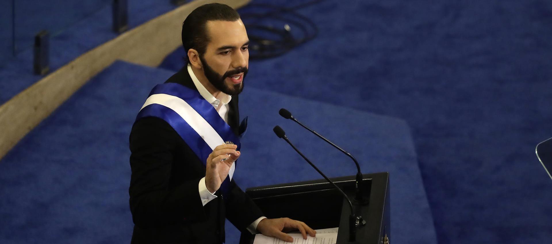 Presidente de El Salvador, Nayib Bukele.