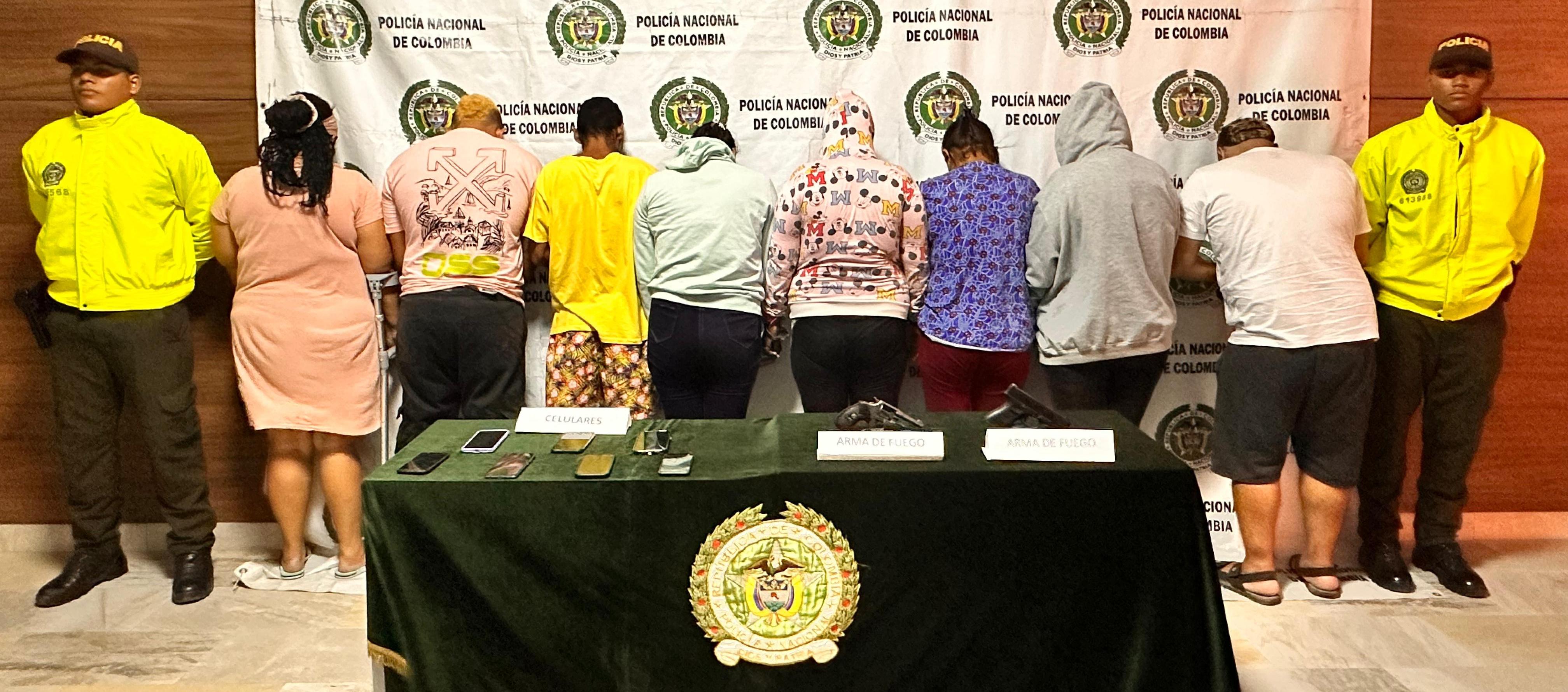 Presuntos integrantes del 'Clan del Golfo'.