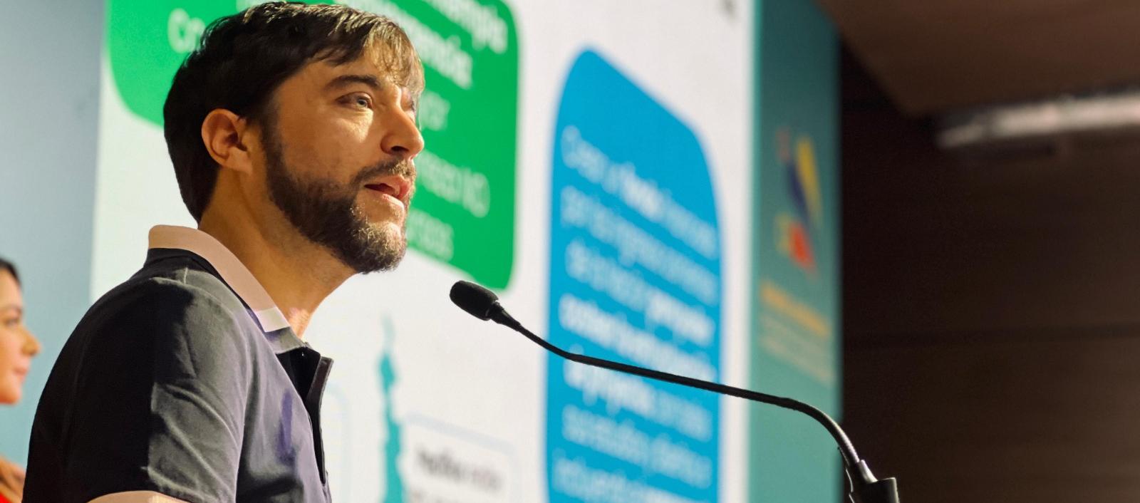 El Alcalde Jaime Pumarejo Heins.