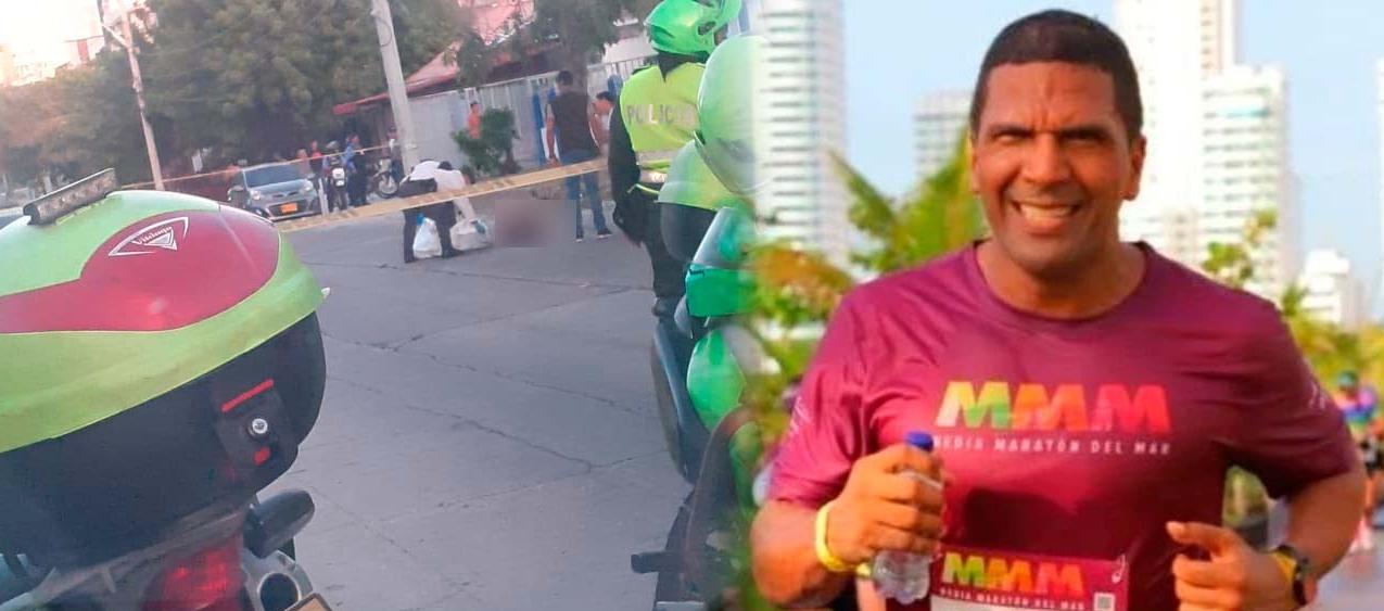 Lugar de los hechos y Reinaldo Antonio Rojas Garcés, el asesinado.