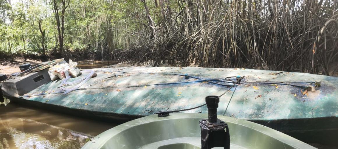 Aspecto de un 'semisumergible'. 