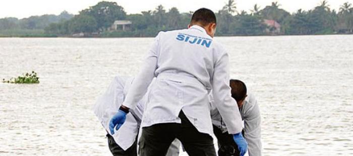 Sijin en el lugar de los hechos.