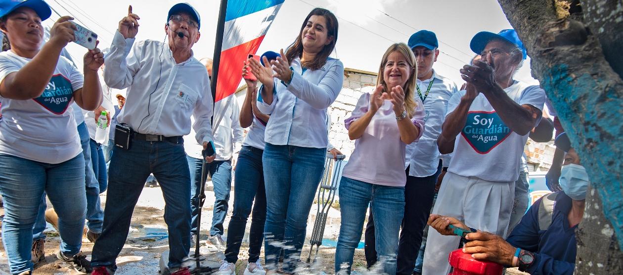 Una de las obras entregadas.