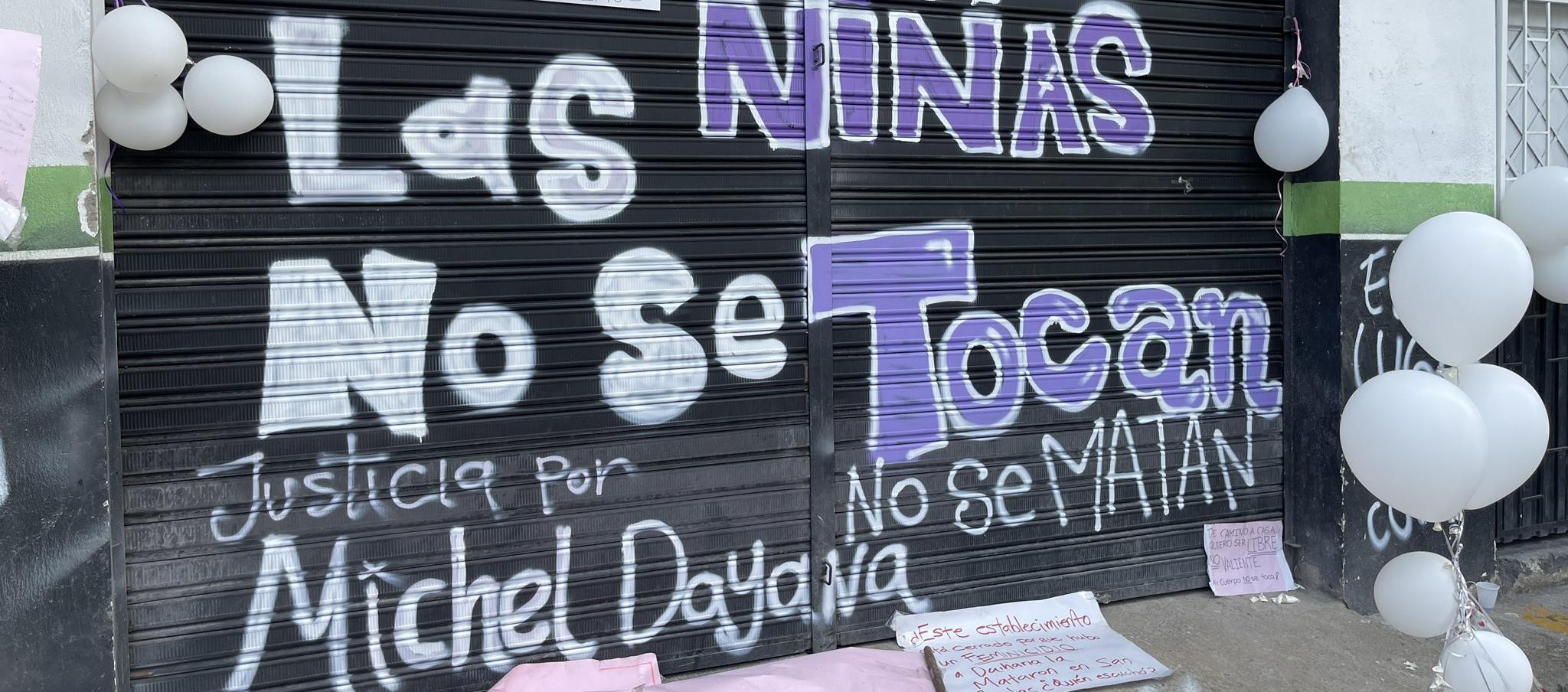 Taller donde fue asesinada Michel Dayana.