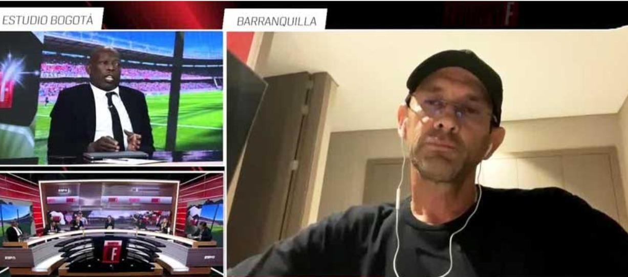 Imagen del programa y del momento en que chocaron el 'Tino' y Reyes.