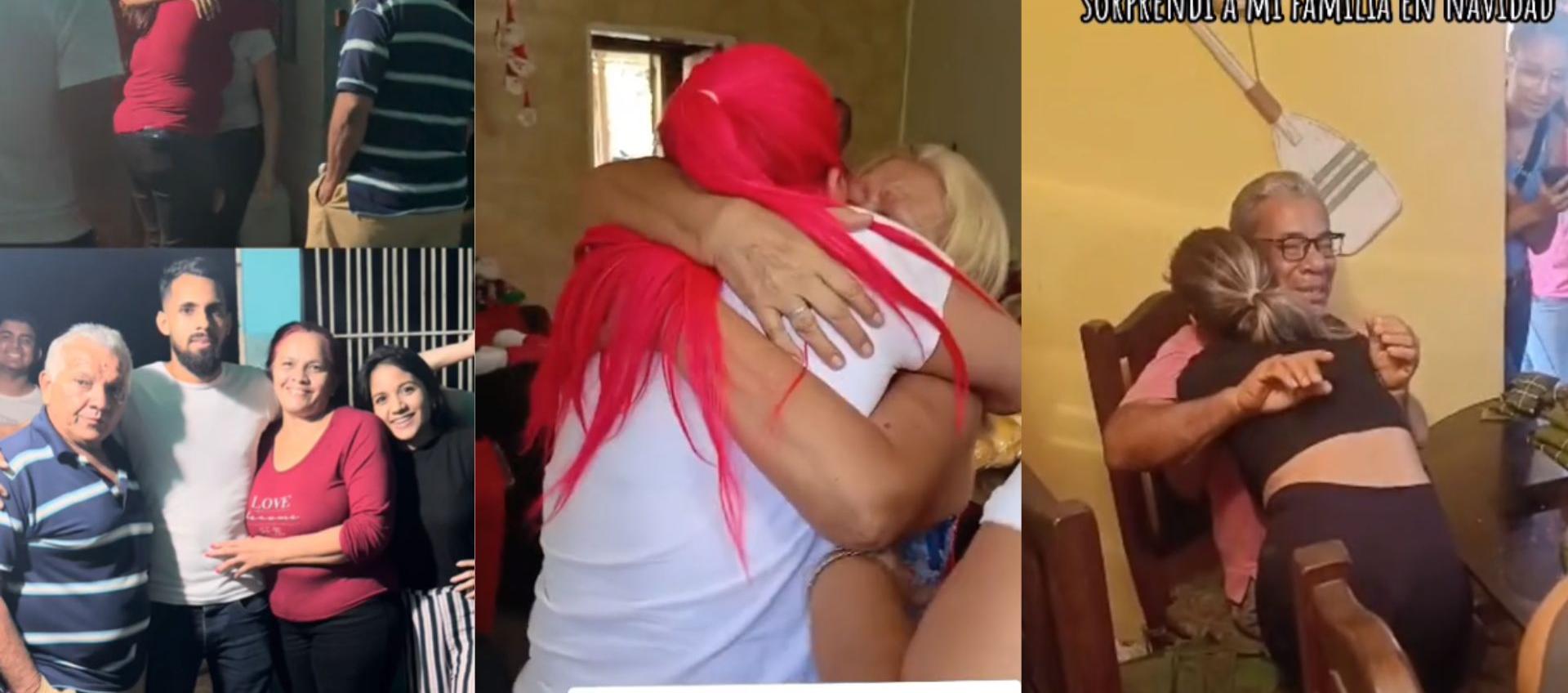 Venezolanos se reencuentran con sus familiares.