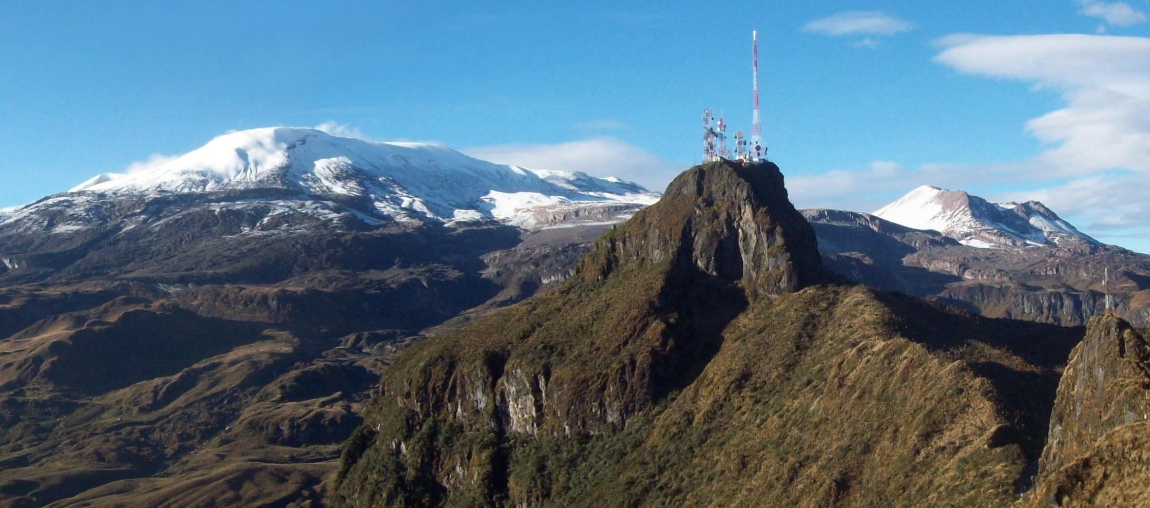 Volcán Nevado del Ruiz.