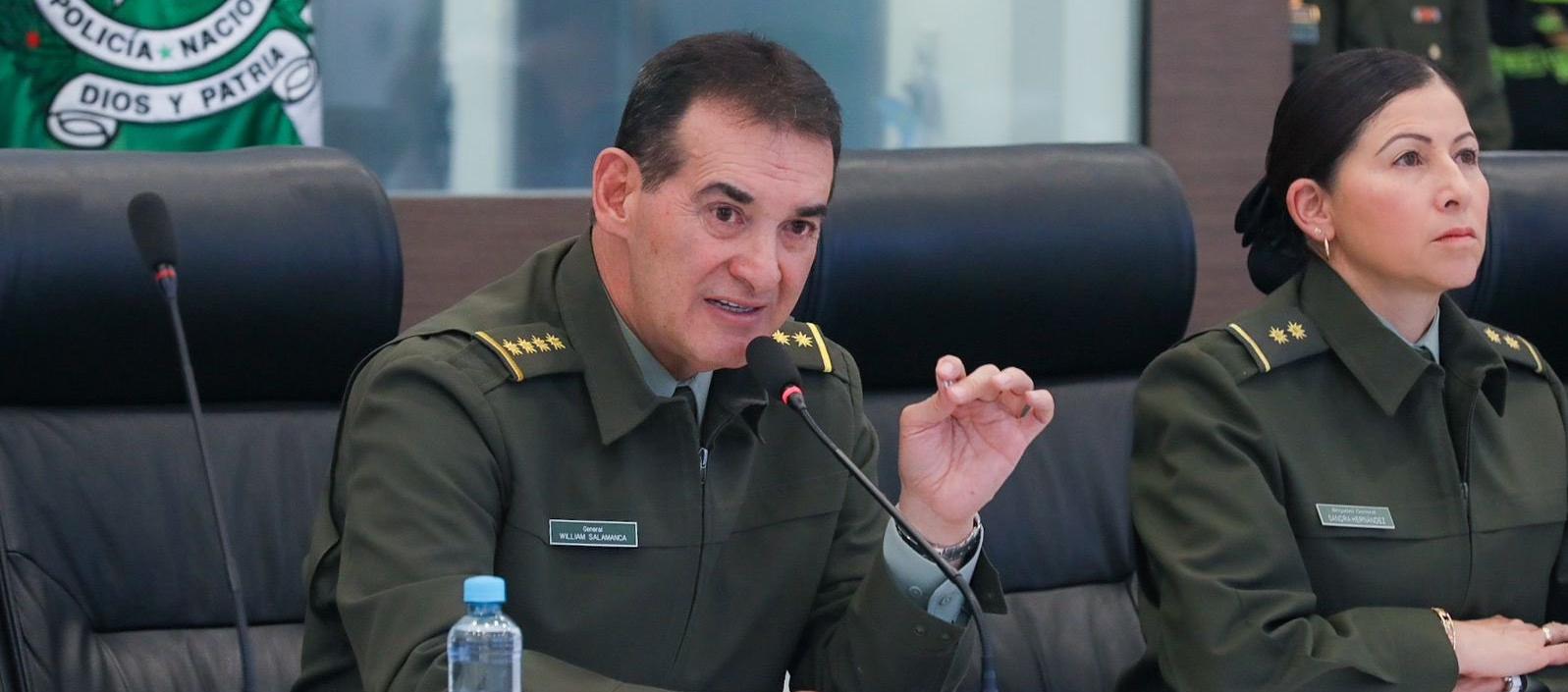 William Salamanca, director general de Policía Nacional.