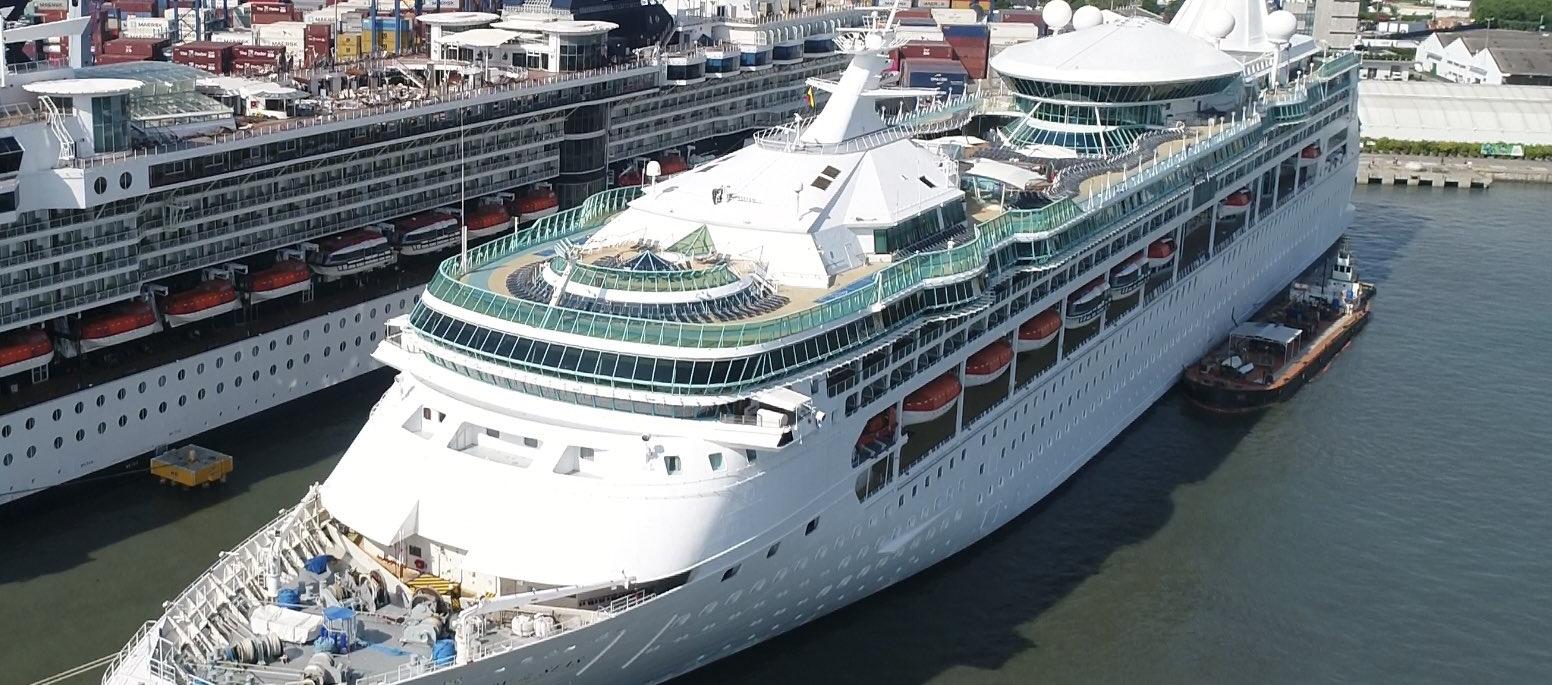 Royal Caribbean Group embarcará en Cartagena con el crucero 'Rhapsody Of The Seas'