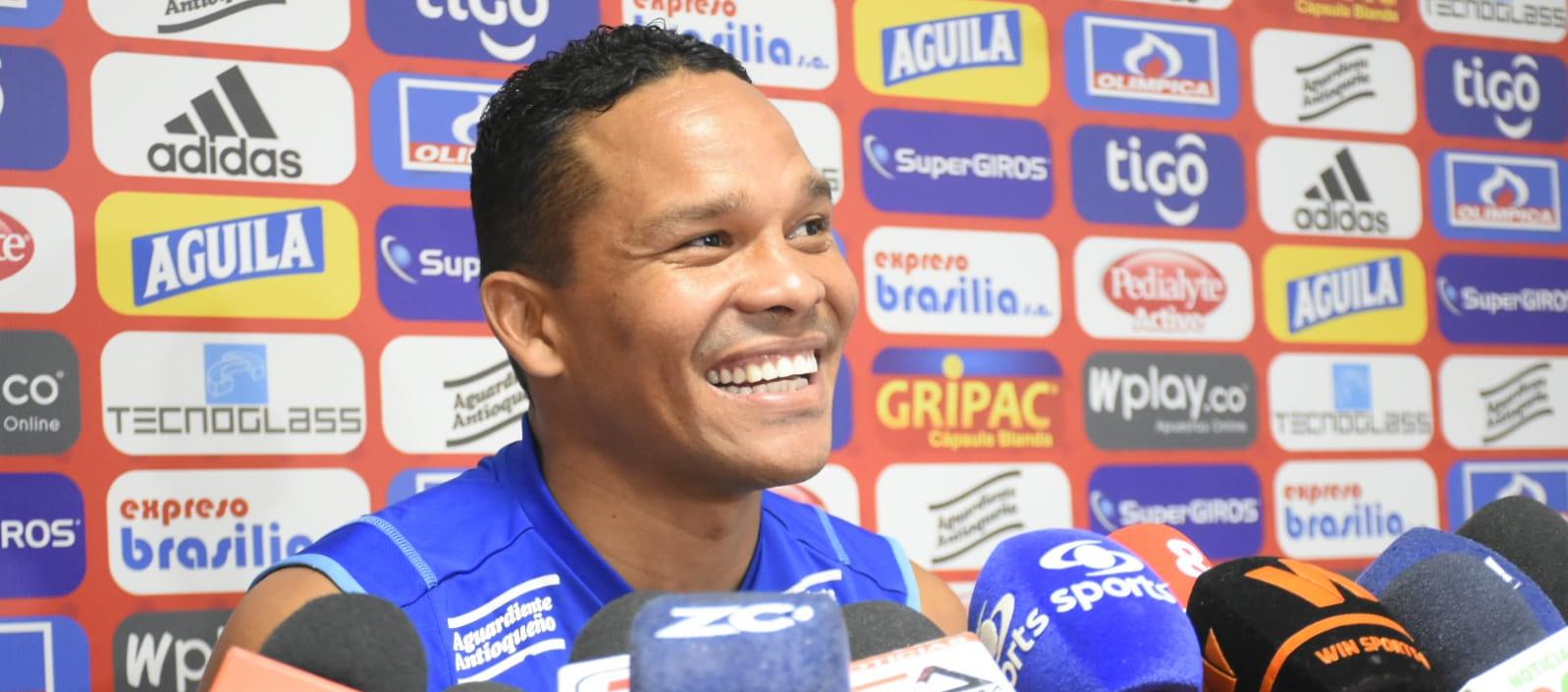 Carlos Bacca lleva 14 goles en la Liga y 99 con la camiseta del Junior.