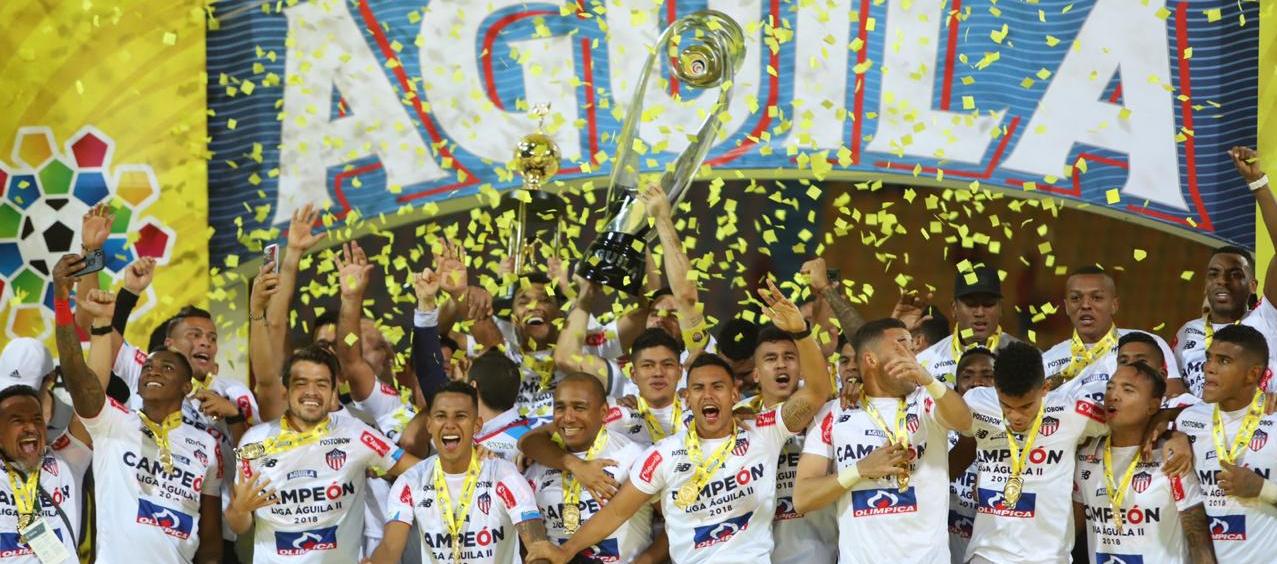 Junior campeón del segundo semestre de 2018 tras ganarle la final al Medellín.