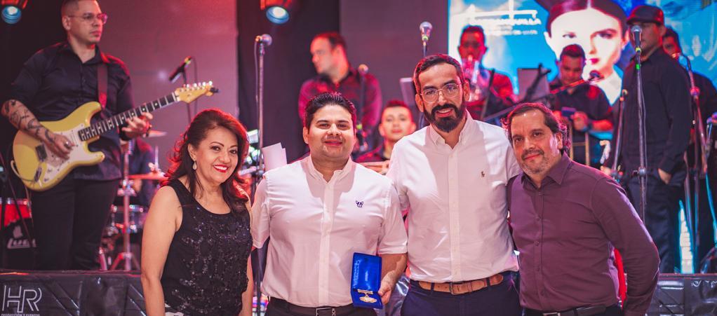 El homenaje al contralor distrital Jairo Fandiño por parte del Colegio de Jueces y Fiscales del Atlántico