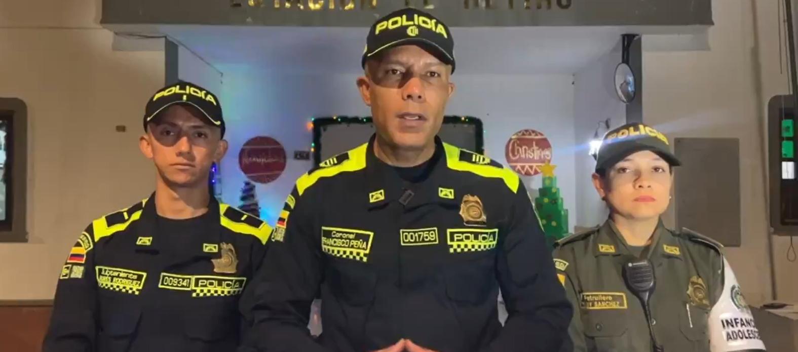 Coronel José Francisco Peña, comandante Policía Antioquia