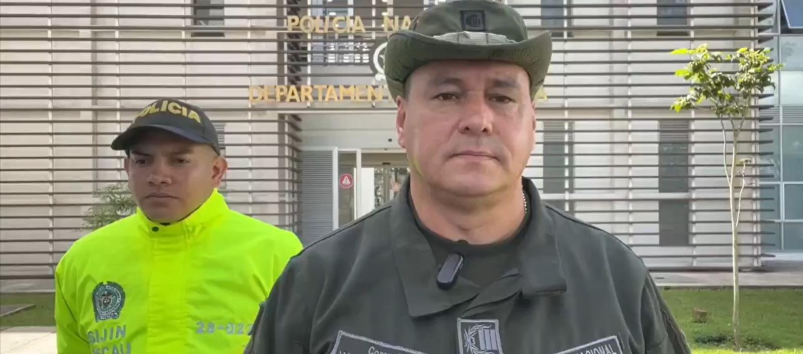 Coronel Wilson Silva, comandante de Policía del Cauca