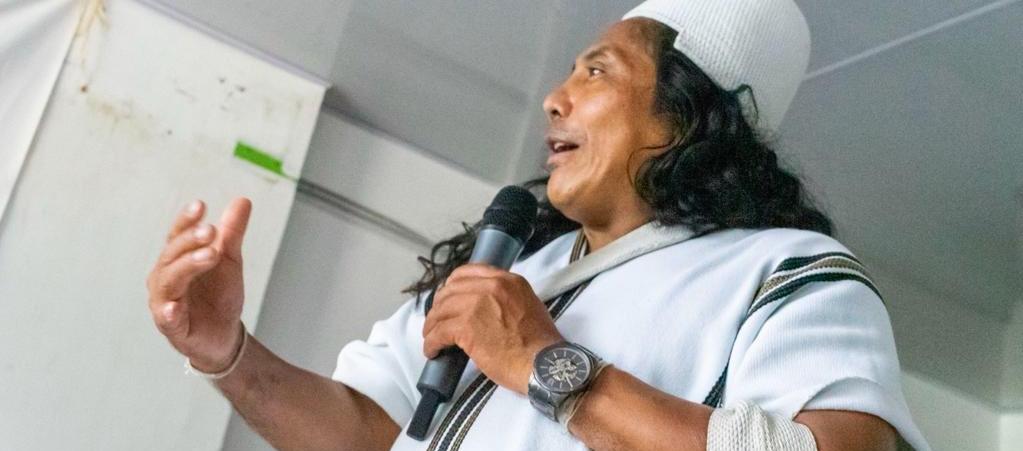 Danilo Villafañe, gobernador arhuaco