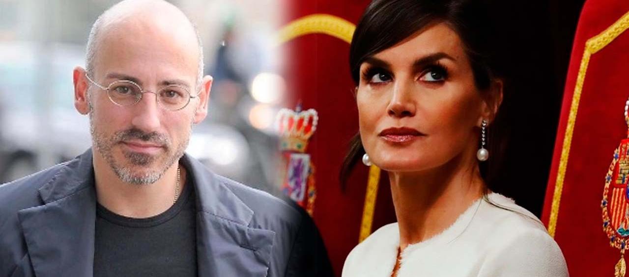 Jaime Del Burgo y la reina Letizia