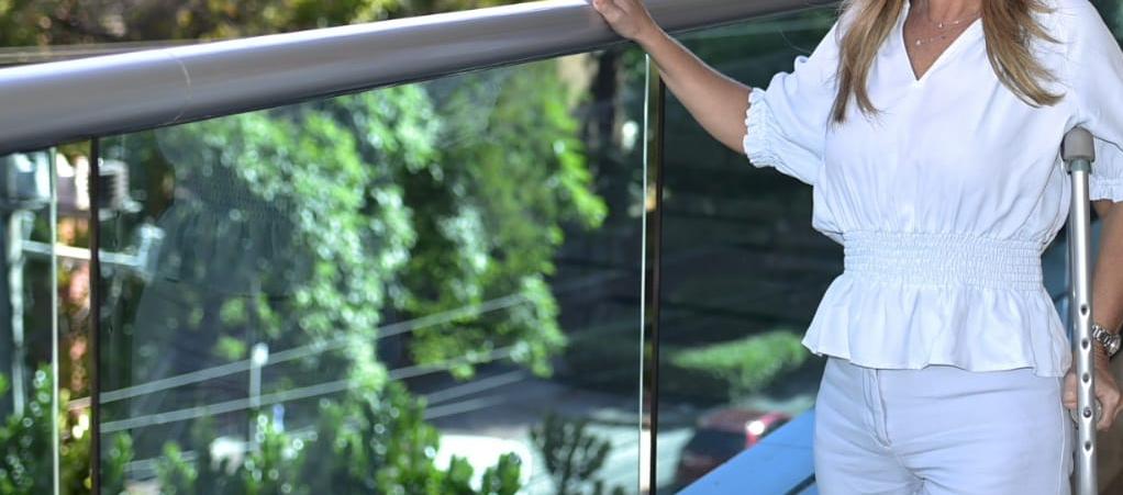 La Gobernadora Elsa Noguera durante la visita que realizó a Zona Cero